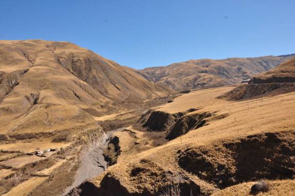 A Cuesta del Obispo, no caminho entre Salta e Cachi - Argentina